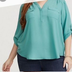 Torrid Mint Georgette